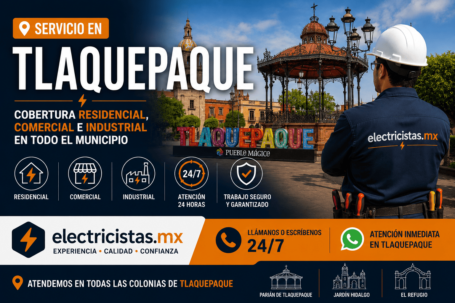 Electricistas en Tlaquepaque