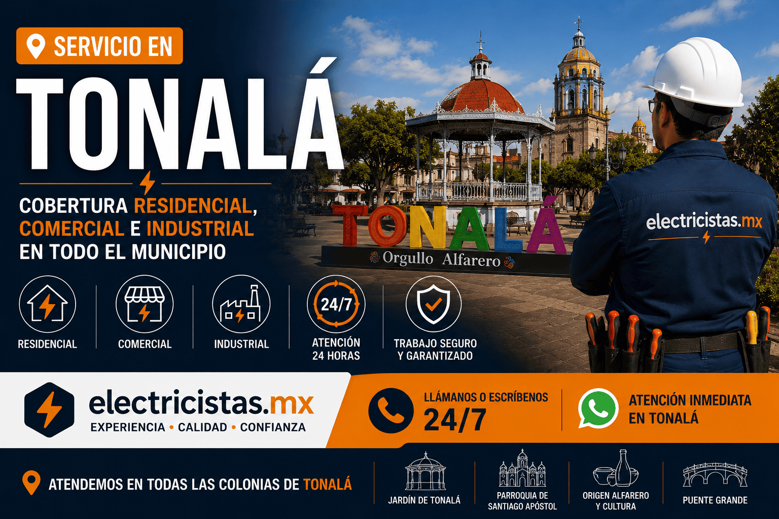 Electricistas en Tonalá