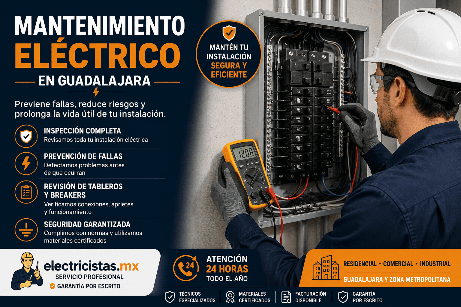 Mantenimiento eléctrico en Guadalajara